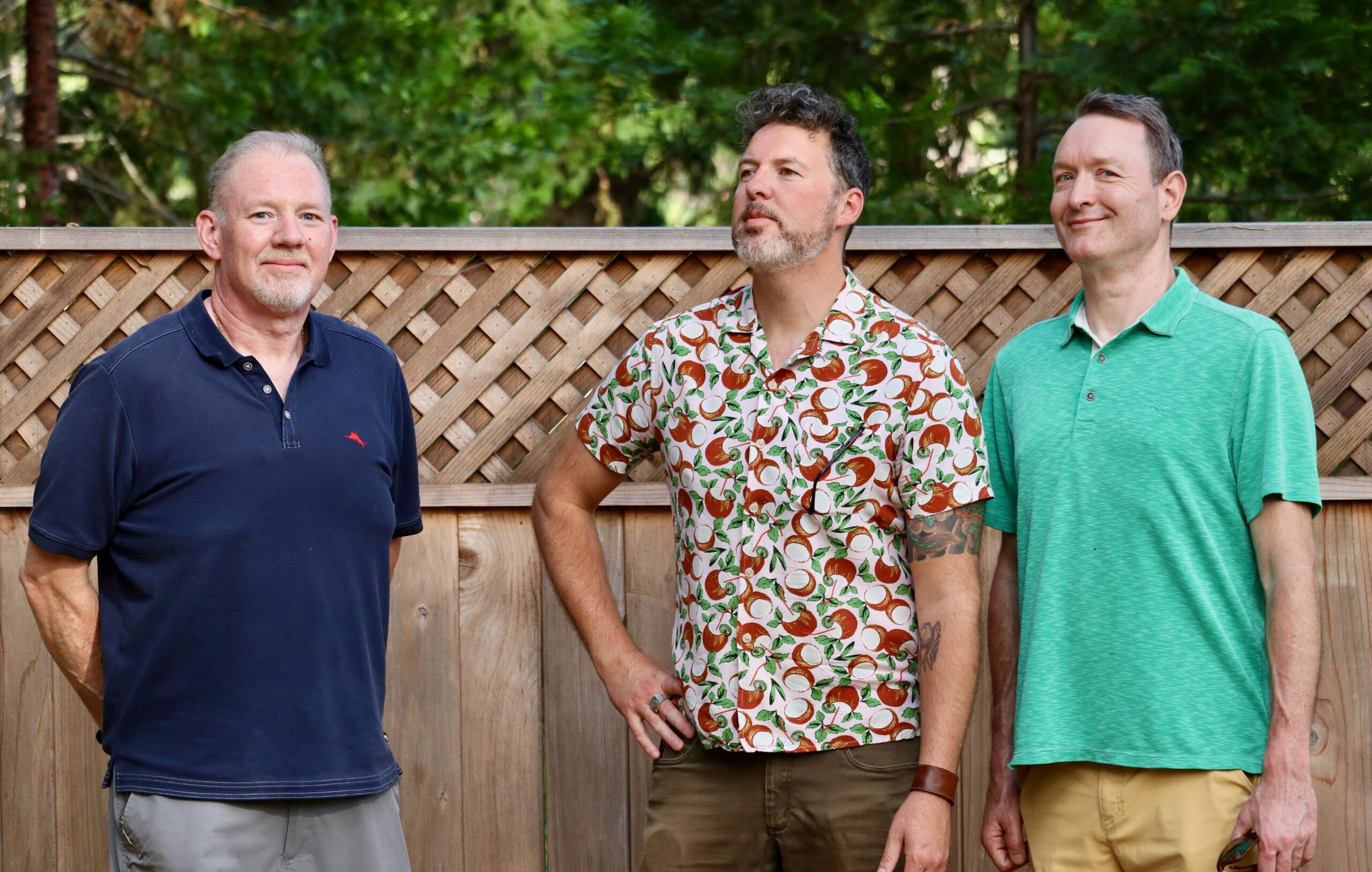 NUKU Environmental founding members Frank Santos, William New, and Hans Kubitschek, pictured from left to right.